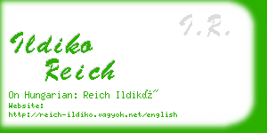 ildiko reich business card